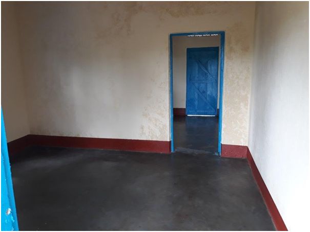 Inside the Teachers’ accommodation at Itakulu school in Bupadhengo parish